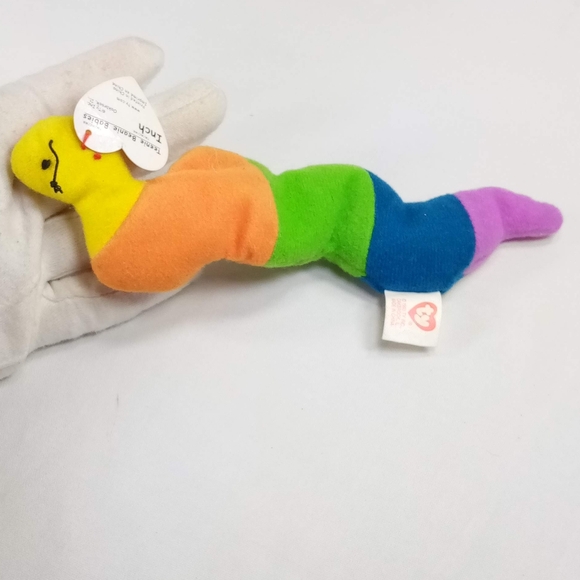 TY Teenie Beanie Babies 1995 Inch The Worm - Picture 10 of 11